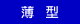 薄   型